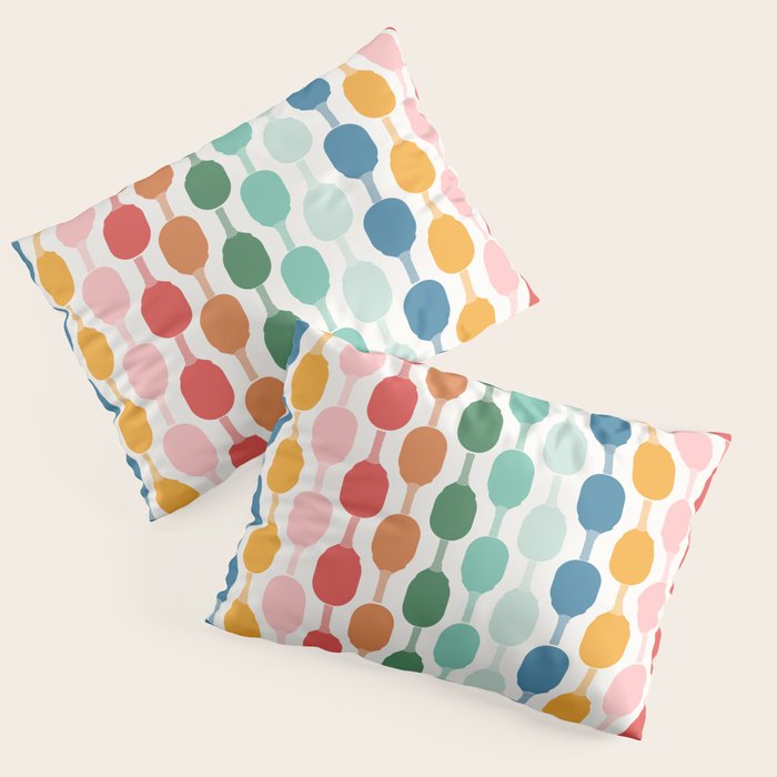 Pickleball rally Pillow Sham Gallery Image 1