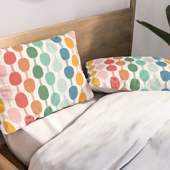 Pickleball rally Pillow Sham Gallery Image 2