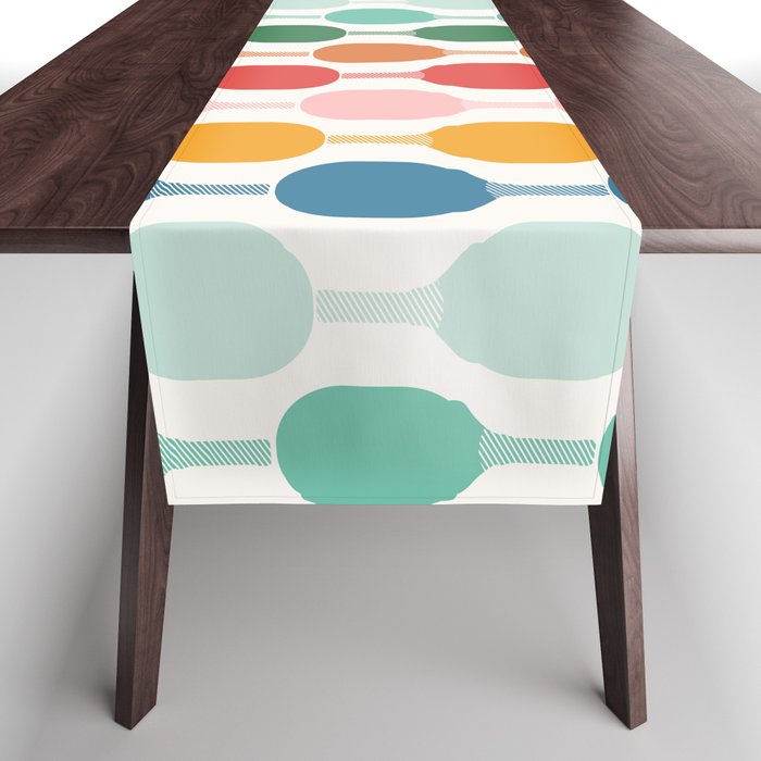 Pickleball rally Table Runner Gallery Image 1