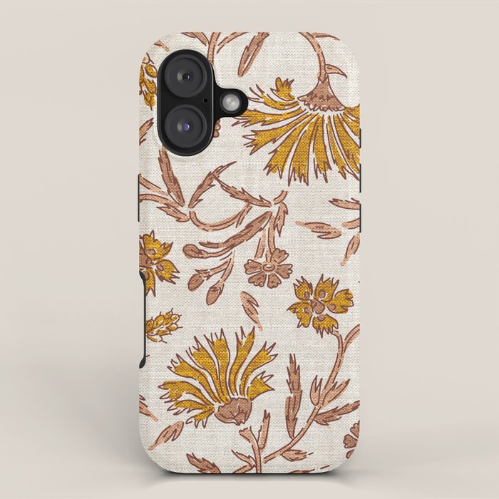 KALAMI FLORAL MUSTARD iPhone Case Gallery Image 1