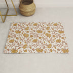 KALAMI FLORAL MUSTARD Rug Gallery Image 1
