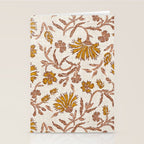 KALAMI FLORAL MUSTARD Stationery Card Gallery Image 2