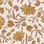 KALAMI FLORAL MUSTARD Coffee Mug Gallery Image 2