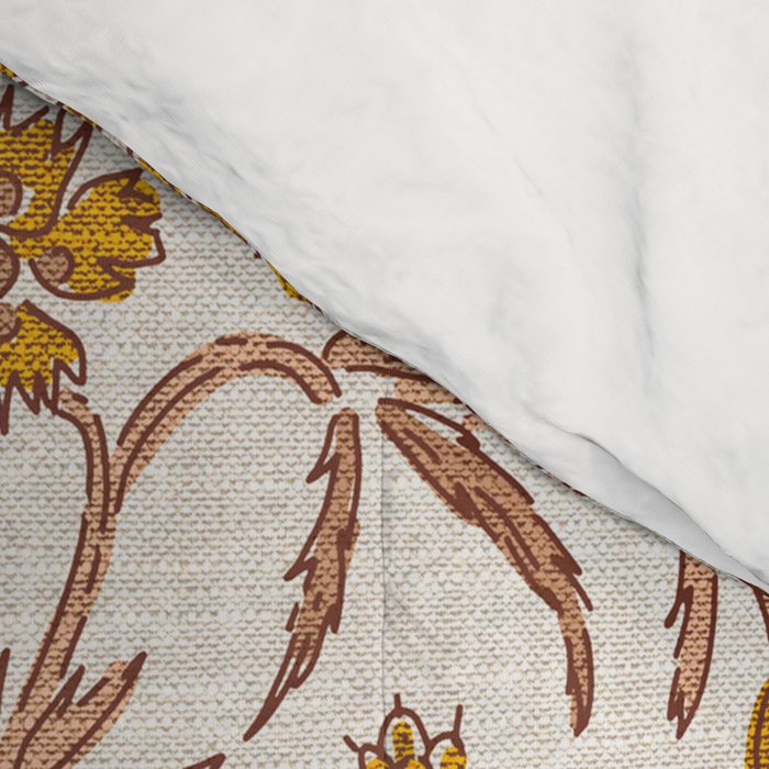KALAMI FLORAL MUSTARD Comforter Gallery Image 4