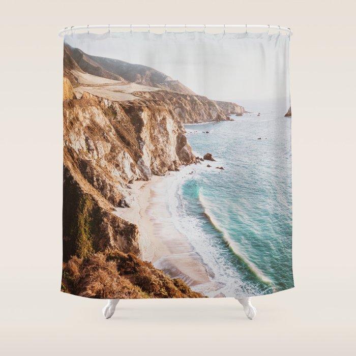 california coast iv / big sur Shower Curtain Gallery Image 1