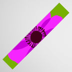 Spring Anemone pink green Table Runner Gallery Image 3