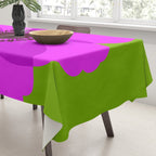 Spring Anemone pink green Tablecloth Gallery Image 3