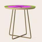 Spring Anemone pink green Side Table Gallery Image 1