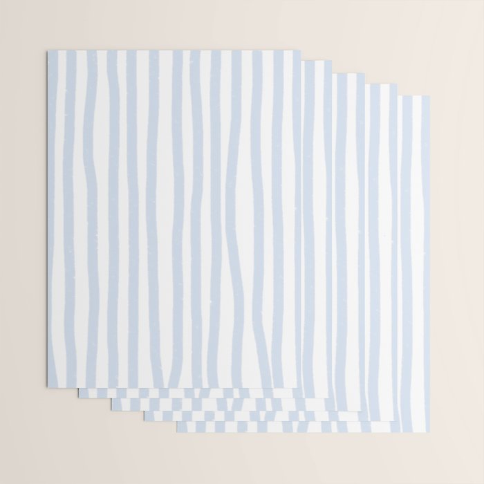 Light Blue Stripes Wrapping Paper Gallery Image 3