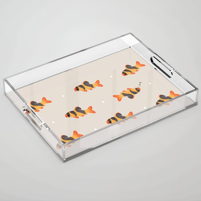 Clown loach Acrylic Tray Gallery Image 1