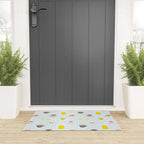 Retro breakfast coffee food pattern Welcome Mat Gallery Image 3