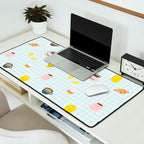 Retro breakfast coffee food pattern Desk Mat Gallery Image 2