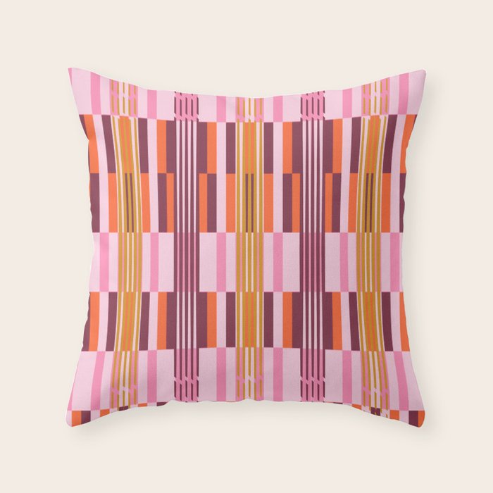 Striped Joy Throw Pillow Gallery Image 6