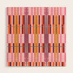 Striped Joy Wood Wall Art Gallery Image 1