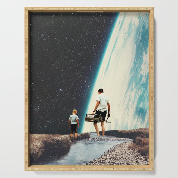 We will always Come Back here Serving Tray Gallery Image 1