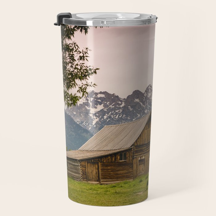 Grand Teton National Park Adventure Barn - Landscape Photography Travel Mug Gallery Image 3