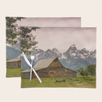 Grand Teton National Park Adventure Barn - Landscape Photography Placemat Gallery Image 1