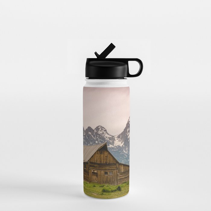 Grand Teton National Park Adventure Barn - Landscape Photography Water Bottle Gallery Image 1