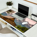 Grand Teton National Park Adventure Barn - Landscape Photography Desk Mat Gallery Image 2