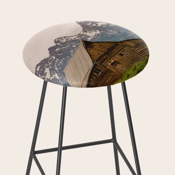 Grand Teton National Park Adventure Barn - Landscape Photography Stool Gallery Image 2