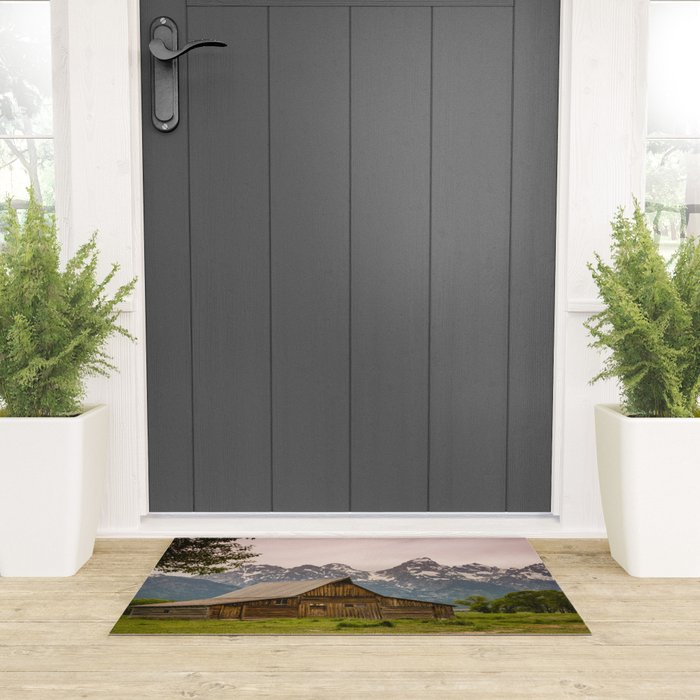 Grand Teton National Park Adventure Barn - Landscape Photography Welcome Mat Gallery Image 3