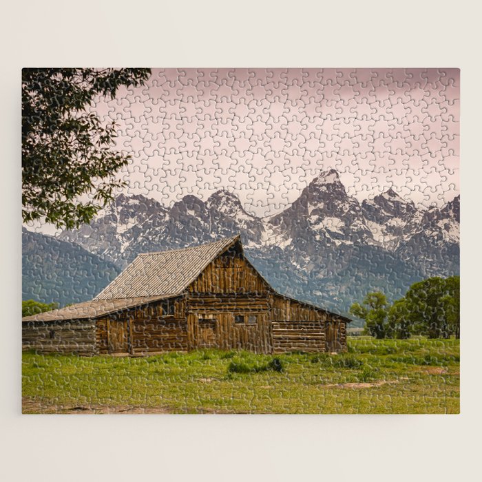 Grand Teton National Park Adventure Barn - Landscape Photography Jigsaw Puzzle Gallery Image 1
