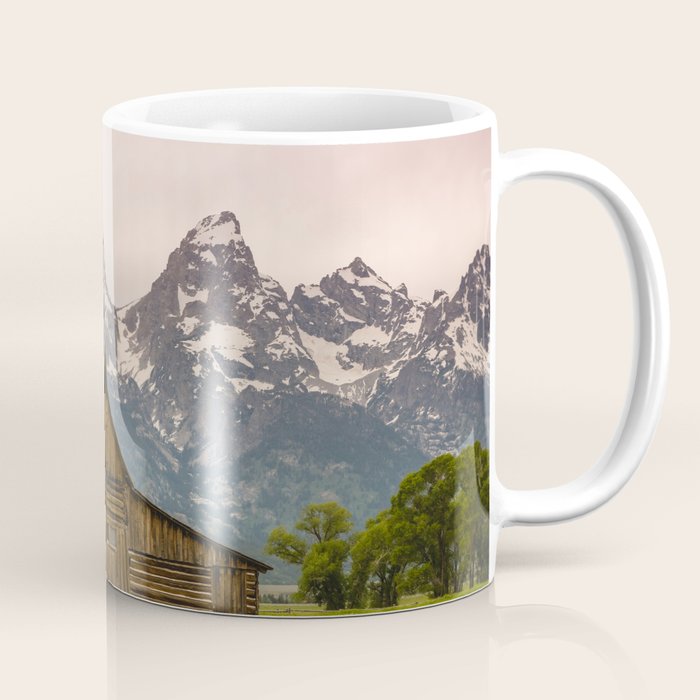 Grand Teton National Park Adventure Barn - Landscape Photography Coffee Mug Gallery Image 1