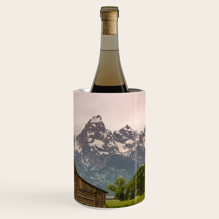 Grand Teton National Park Adventure Barn - Landscape Photography Wine Chiller Gallery Image 3