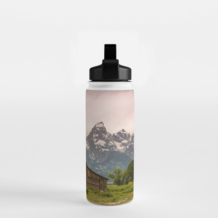 Grand Teton National Park Adventure Barn - Landscape Photography Water Bottle Gallery Image 2