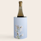 Wild radish flowers in a meadow in the spring against a clear blue sky - nature photography Wine Chiller Gallery Image 1