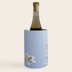 Wild radish flowers in a meadow in the spring against a clear blue sky - nature photography Wine Chiller Gallery Image 2