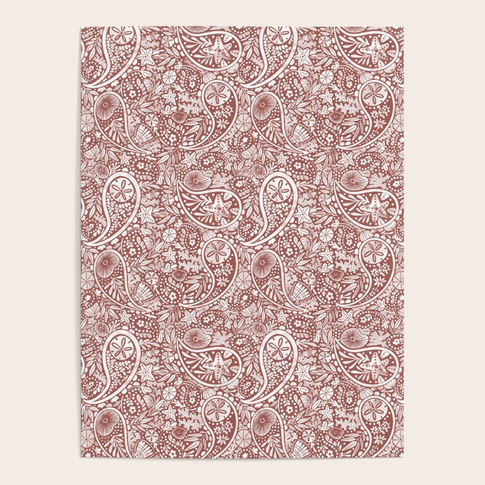 Underwater Paisley Elegance Poster Gallery Image 4