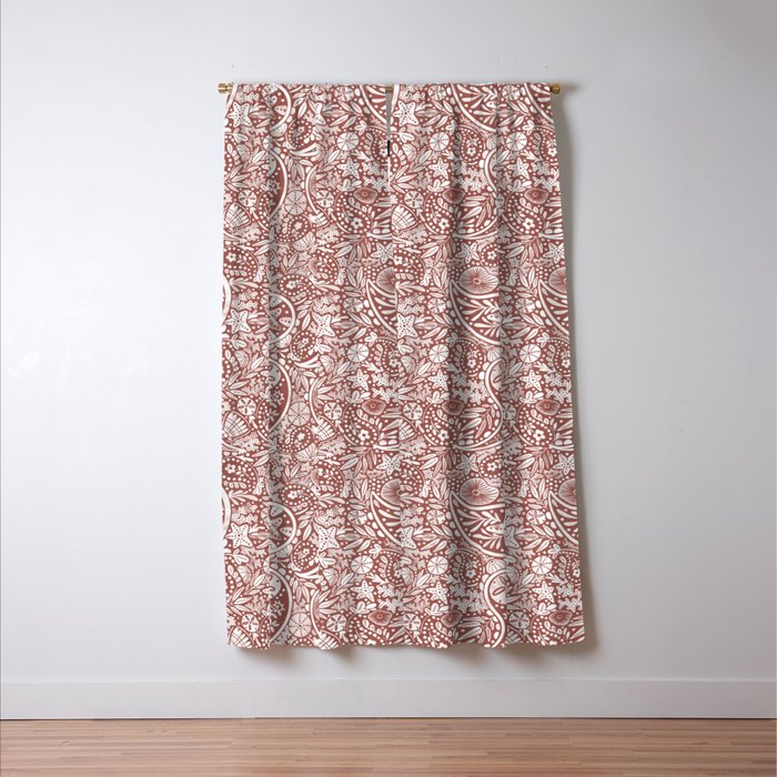 Underwater Paisley Elegance Window Curtain Gallery Image 3