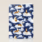 Enchanted Fox Moons Stationery Card Gallery Image 2