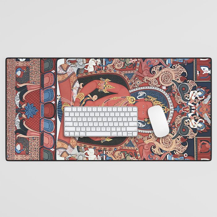 Amitabha Buddha Tibetan Buddhist Thangka Desk Mat Gallery Image 1