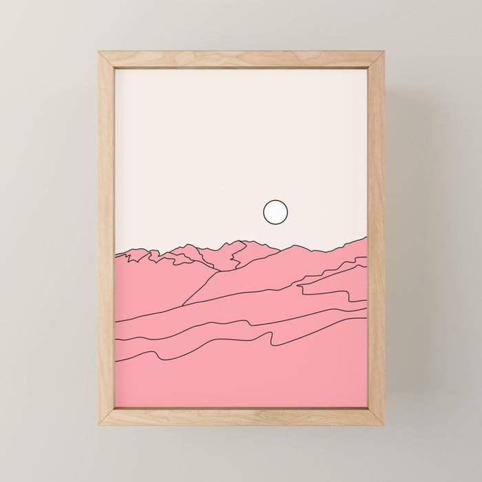 Abstract Landscape 28F Mini Art Print Gallery Image 1