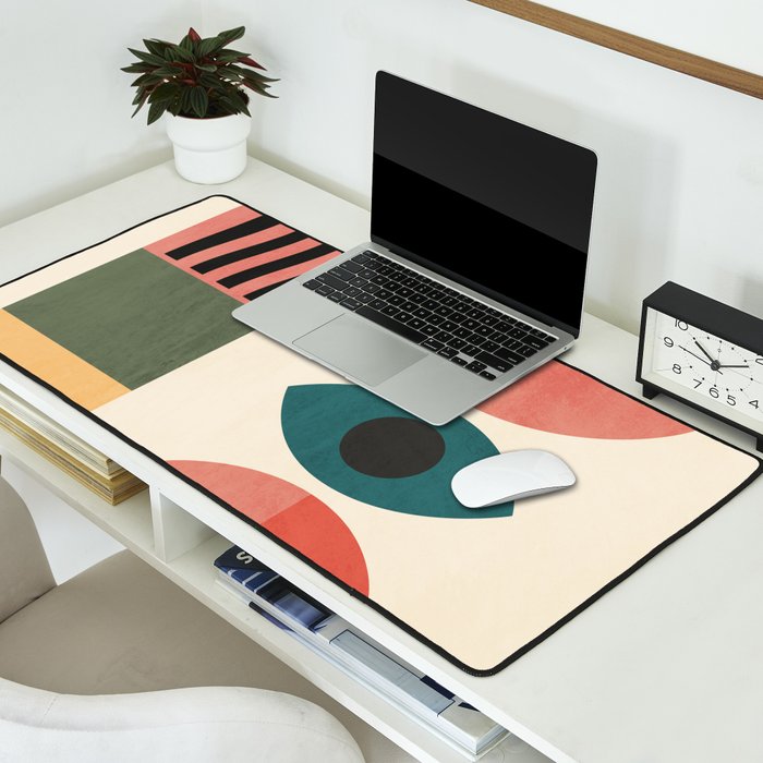 Geometric Shapes 253 Desk Mat Gallery Image 2