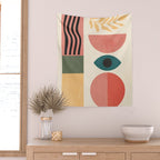 Geometric Shapes 253 Wall Tapestry Gallery Image 2