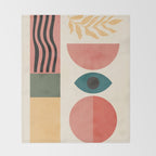 Geometric Shapes 253 Throw Blanket Gallery Image 2