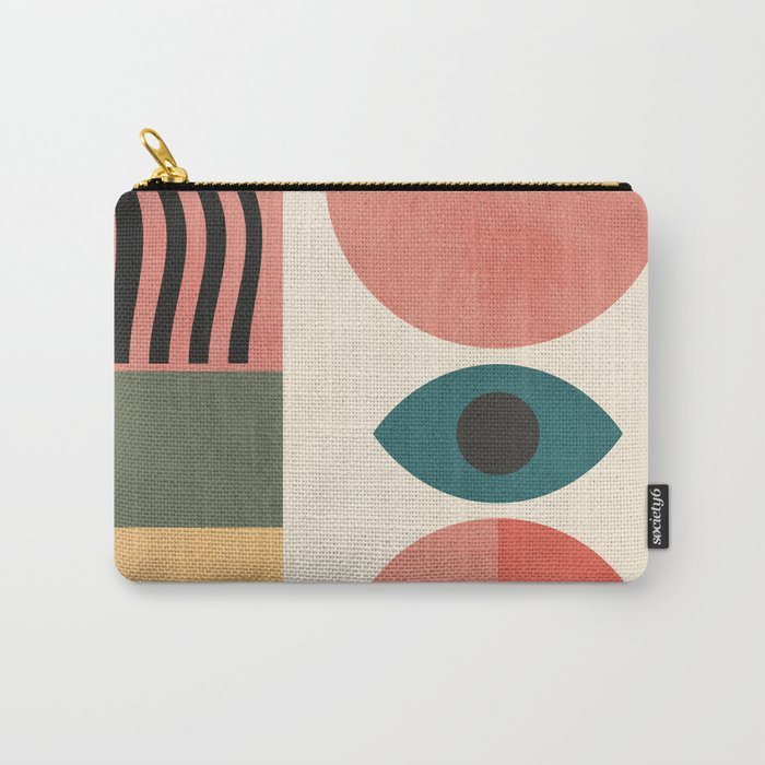 Geometric Shapes 253 Carry All Pouch Gallery Image 1