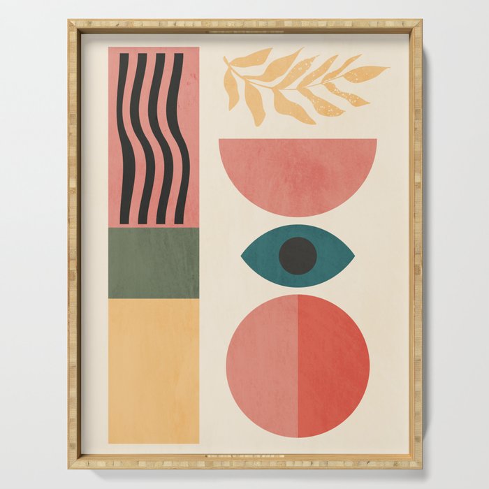 Geometric Shapes 253 Serving Tray Gallery Image 1