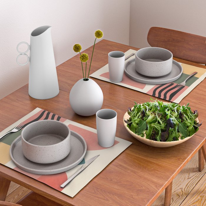 Geometric Shapes 253 Placemat Gallery Image 2