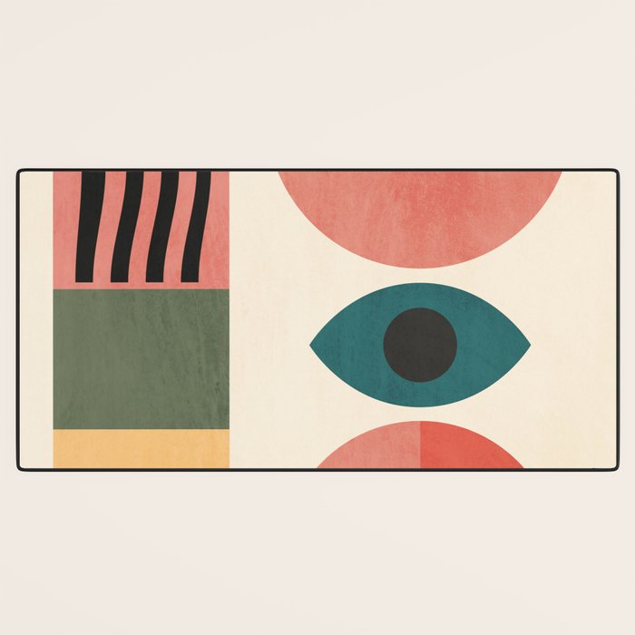 Geometric Shapes 253 Desk Mat Gallery Image 3