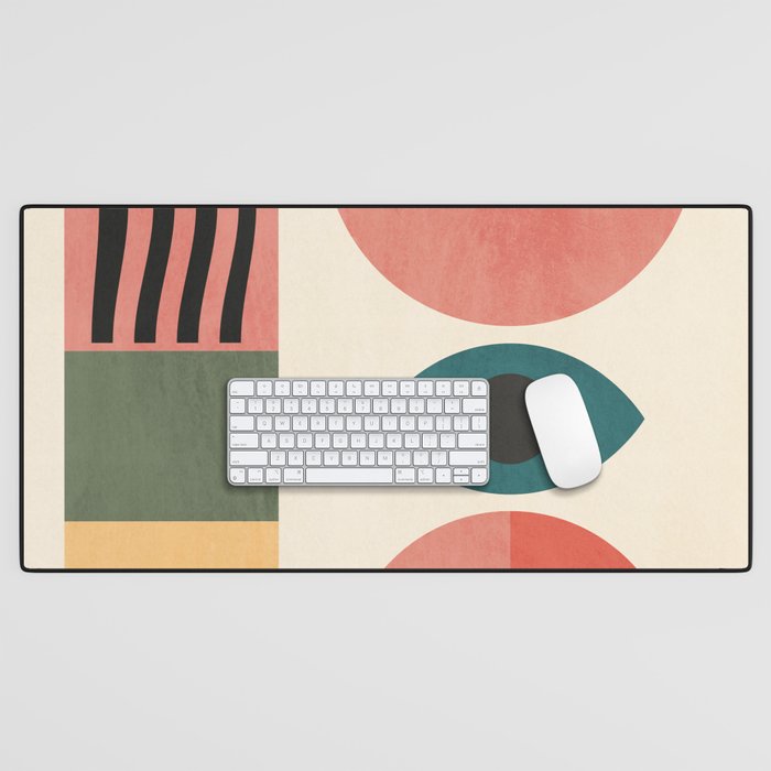 Geometric Shapes 253 Desk Mat Gallery Image 1