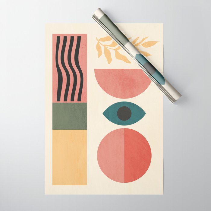 Geometric Shapes 253 Wrapping Paper Gallery Image 1