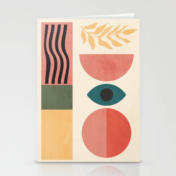 Geometric Shapes 253 Stationery Card Gallery Image 2