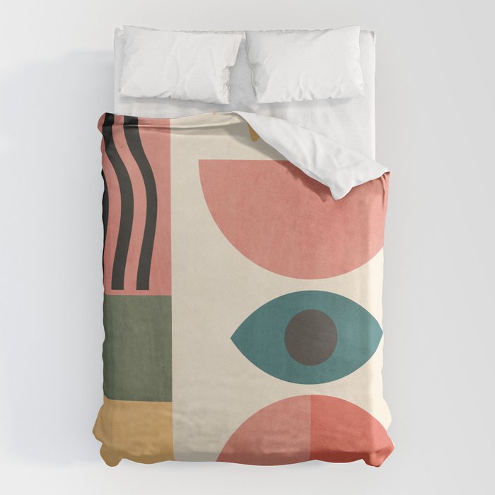 Geometric Shapes 253 Duvet Cover Gallery Image 6
