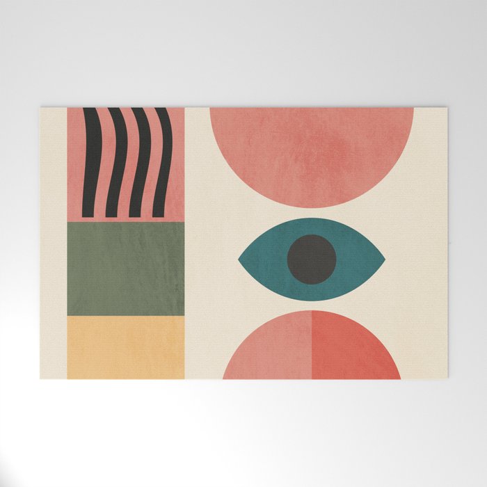 Geometric Shapes 253 Welcome Mat Gallery Image 1