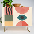 Geometric Shapes 253 Credenza Gallery Image 1