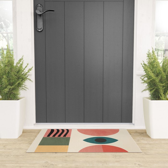 Geometric Shapes 253 Welcome Mat Gallery Image 3